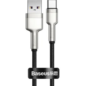 Počítačové příslušenství Baseus Cafule Metal USB kabel - USB-C / QC / 0,25m / 66W černý CAKF000001