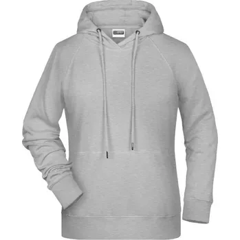Dámská mikina DAIBER JN 8023 / Dámská raglánová mikina s kapucí - grey heather XXXL