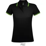 SOL´S PASADENA / Dámská polokošile - black/lime M