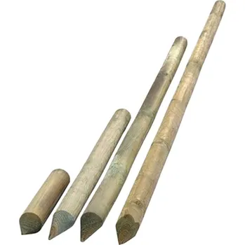 Plotový sloupek ASKO a.s. Kůl špičatý, impreg. borovice, 6x200cm