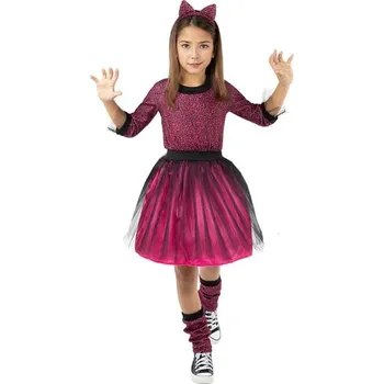 Karnevalový kostým Funiglobal - Kostým růžový leopard pro dívky - 10-12 years