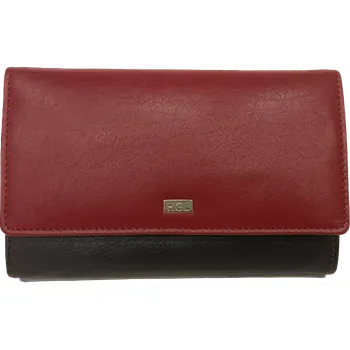 Peněženka Peněženka dámská kožená HGL - černá/ bordó