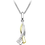 MOISS Elegantní stříbrný bicolor přívěsek P0000601 + 2 měsíce na vrácení zboží