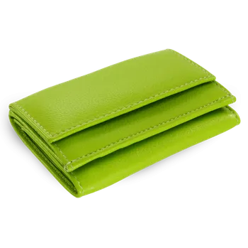 Peněženka Arwel Dámská kožená mini peněženka - zelená