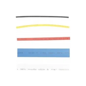 Hadičky smršťovací, barevné, sada 100 dílů-BGS 8123