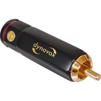 Příslušenství ke zvukové technice Dynavox RCA konektor červený (​Špičkový RCA konektor)