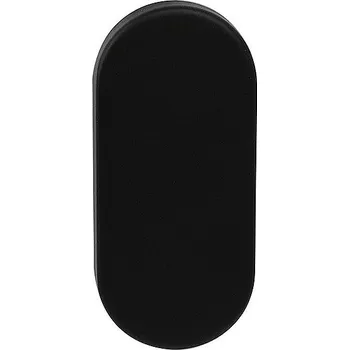 Dveřní kování RK.F.RO.BL.CE rozeta oválná slepá bez otvoru ČERNÁ