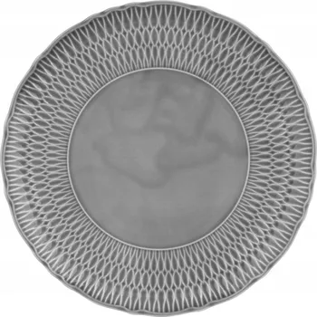 Talíř Mělký jídelní talíř Ćmielów Sofia Šedá 26 cm