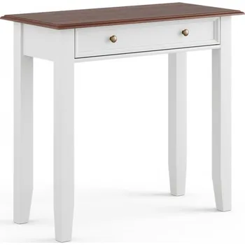 Komoda Toaletní stolek LUNO bílá/ořech