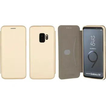 Pouzdro na mobilní telefon Pouzdro Vennus Book Soft Samsung Galaxy A6 Plus 2018 A605 Zlaté
