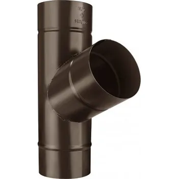 okap KJG svodová odbočka 72° pozink + barva Ø 80/80 Barva: RAL 8028 Testa di Moro (hnědá)