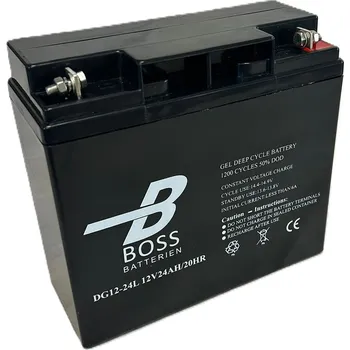 Trakční baterie Boss DEEP Cycle Gel 12V 24Ah DG12-24L
