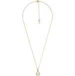 Michael Kors Pozlacený náhrdelník s třpytivým přívěskem MKC1108AN710 (řetízek, přívěsek) + 2 měsíce na vrácení zboží