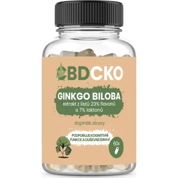 CBDčko CBDčko, Ginkgo biloba, kapsle 60 Ks