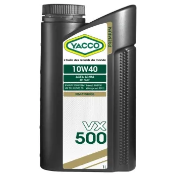 Motorový olej YACCO VX 500 10W-40, 1L