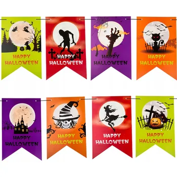 Papírová girlanda Halloween Čarodějnice