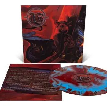 Zahraniční hudba LP 16: Drop Out CLR | LTD 2024 Limited Edition Custom Merge with Cyan Blue Blood Red and Black Splatter Vinyl