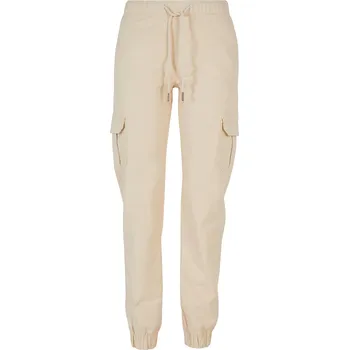 Dámské kalhoty Dámské kalhoty URBAN CLASSICS TB3626 WHITE/SAND S
