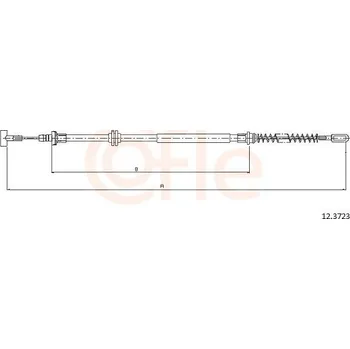 Autodíl Tažné lanko, parkovací brzda COFLE 12.3723