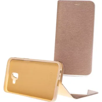 Pouzdro na mobilní telefon Pouzdro Vennus Book Samsung J6+ 2018 J610 Zlaté
