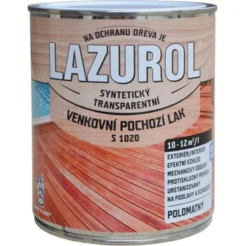 Lak na dřevo Lazurol S1020 0,75 l
