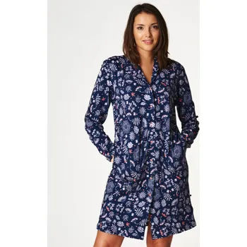 Dámská noční košile Dámská noční košile LND 559 B22 tmavě modrá S