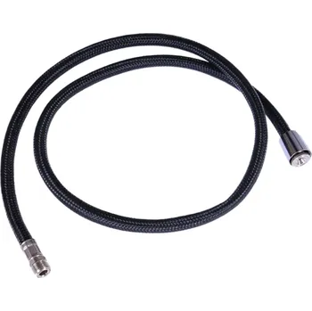 Zahradní hadice PROTIMEX Hadice pro kuchyňskou baterii 120cm, černá/nylon