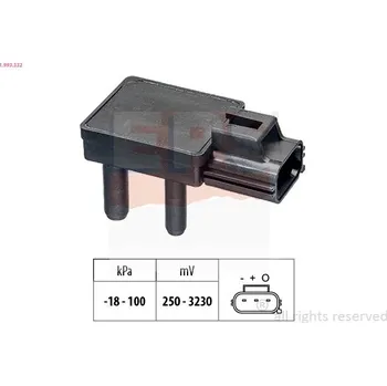 Čidlo automobilu Senzor, tlak výfukového plynu EPS 1.993.332