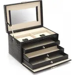 Friedrich Lederwaren Šperkovnice černá/béžová Jolie 23254-20 + 2 měsíce na vrácení zboží