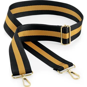 Nákupní taška BAGBASE BG765 BOUTIQUE / Popruh na tašku - black/mustard 127x5 cm