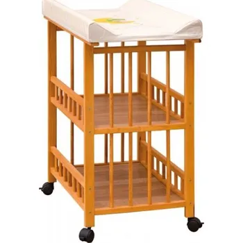 přebalovací pult a komoda Scarlett Jáš teak/borovice