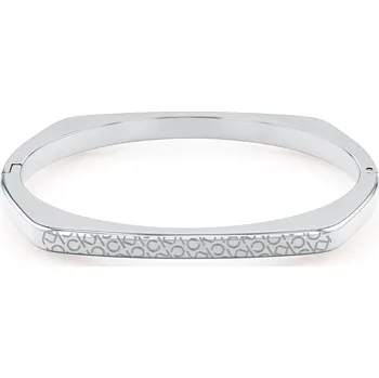 Náramek Calvin Klein Nadčasový pevný náramek z oceli Bold Metals 35000555 6,8 cm + 2 měsíce na vrácení zboží