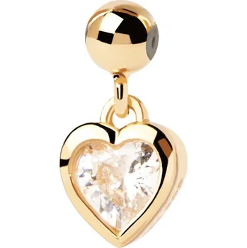 Přívěsek PDPAOLA Něžný pozlacený přívěsek Srdíčko Mini Charms CH01-116-U + 2 měsíce na vrácení zboží