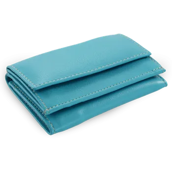 Peněženka Arwel Dámská kožená mini peněženka - tyrkys