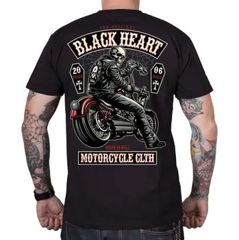 Tričko Black Heart Coffin černé