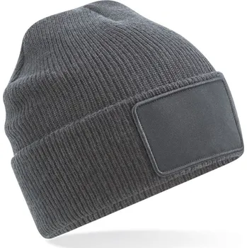 Čepice Beechfield Pletená čepice Thinsulate™ Patch Barva: 36-ocelově šedá