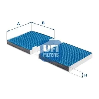 Ventilátor topení a klimatizace Filtr, vzduch v interiéru UFI 34.241.00