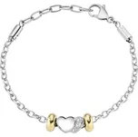 Morellato Ocelový bicolor náramek Drops Heart SCZ714 + 2 měsíce na vrácení zboží