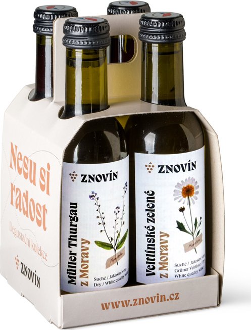 Degustační kolekce 4 jakostních vín 4 x 0,187 l