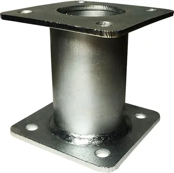 Tesařské kování Patka sloupku 100x100x4 -100 Zn