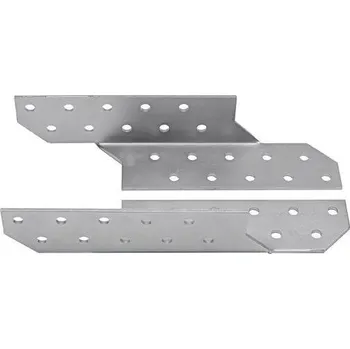 Tesařské kování Krokvová spojka 370x40x2,0 Zn levá