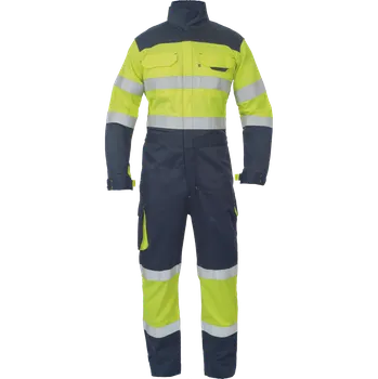 Pracovní kombinéza Cerva Pracovní kombinéza STROKE FR HV žlutá/navy vel.M