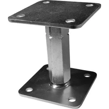 Tesařské kování Patka pilíře stavitelná 80x80 M20 (120÷160)