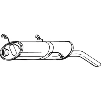 Tlumič výfuku Zadní tlumič výfuku BOSAL 135-763