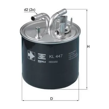 Palivový filtr Palivový filtr KNECHT KL 447