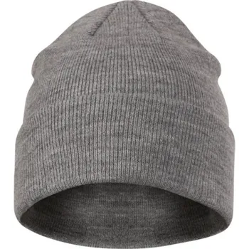 MALFINI Čepice Beanie, unisex MAL-31512XX UNI Melír šedá tmavá