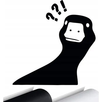 Samolepicí dekorace na vozidlo NÁLEPKA na auto KACHNA DUCK KACHNIČKA 15x13,5 cm