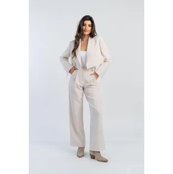 Dámské sako Dámský oblek EMILY béžový 40