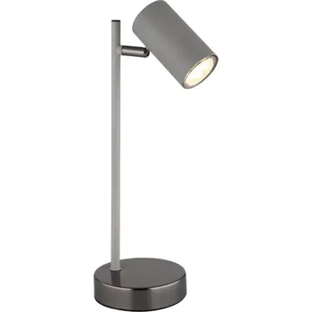 Lampička Globo 57911TS - Stolní lampa ROBBY 1xGU10/5W/230V šedá/antracit