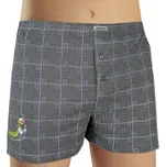 Andrie PS 5602 šedé pánské trenýrky Barva: šedá, Velikost: M